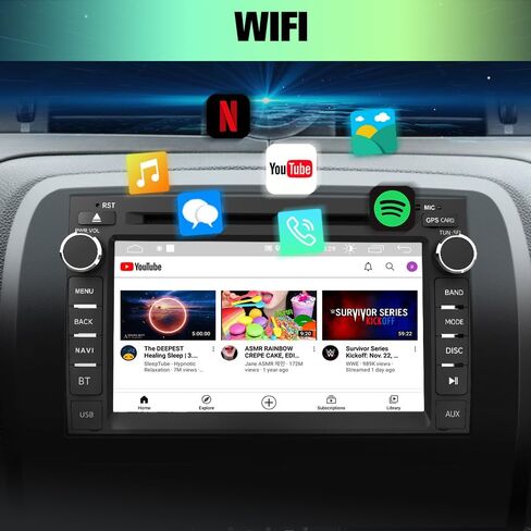 ستيريو راديو السيارة AWESAFE لسيارة Chevy Silverado Tahoe Traverse GMC Sierra Yukon مع ملاحة GPS بلوتوث in Saudi Arabia