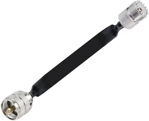 2 Pieces 30cm Door/Window Pass Through Flat Coaxial Cable SO239 UHF Female to PL259 Male 50 Ohm RF Coax Pigtail Cable 2 Pack 12 inch pl-259 in Saudi Arabia