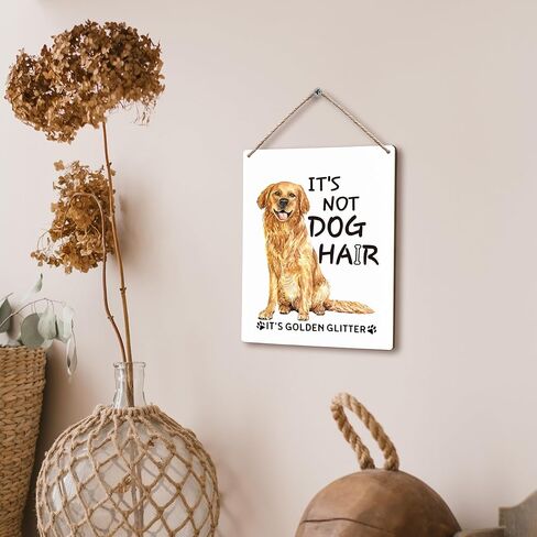 FUGWN It's Not Cat Hair It's Kitty Glitter Cat علامات خشبية 8x10، ديكور جدار القط، ديكور غرفة المنزل القط الأسود، ديكورات القط للمنزل، علامات القط ديكور المنزل، هدايا القط لمحبي القطط in Kuwait