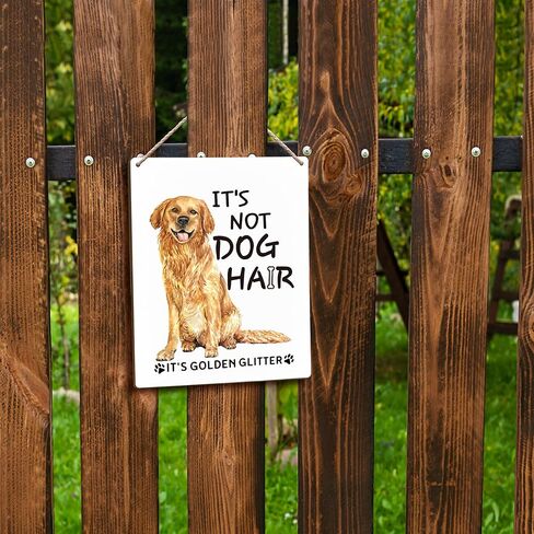 FUGWN It's Not Cat Hair It's Kitty Glitter Cat علامات خشبية 8x10، ديكور جدار القط، ديكور غرفة المنزل القط الأسود، ديكورات القط للمنزل، علامات القط ديكور المنزل، هدايا القط لمحبي القطط in Kuwait