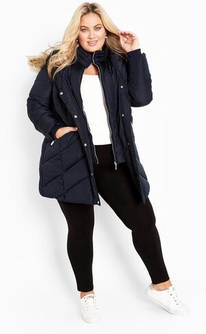 Avenue Women's Plus Size Puffer Abigail in Saudi Arabia