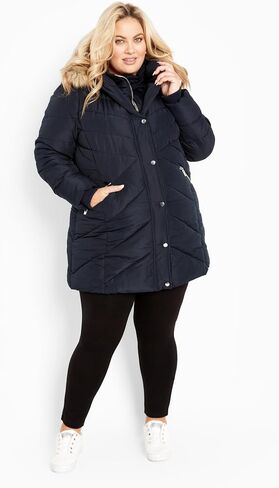 Avenue Women's Plus Size Puffer Abigail in Saudi Arabia