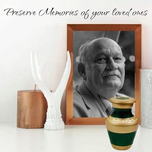 Stone Finish Cremation Urns for Human Ashes, Decorative Urns, Small Keepsake Urns, Handcrafted Small Funeral Urns, Red in Saudi Arabia