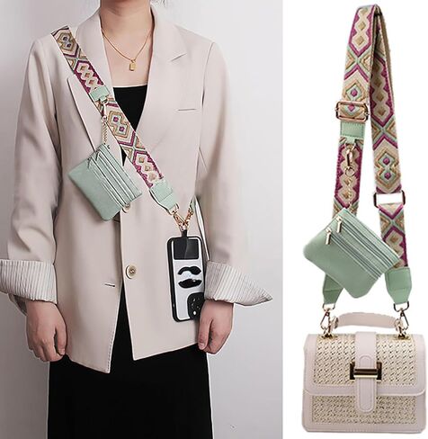 Phone Strap with Zippered Pouch, Clip and Go Strap for Phone with Wallet Crossbody in Kuwait