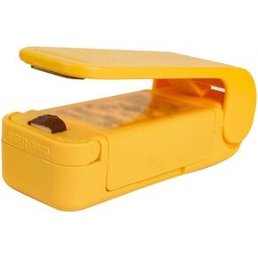 Bag Sealer Mini - Portable 2024 Heat Sealer, Mini Snack Bag Sealer, Portable Bag Sealer, Travel & Picnic Essential Bag Resealer for Chip Bags - Easy-to-Use Kitchen Gadget (yellow)