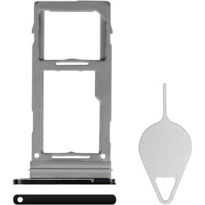 for Samsung Galaxy Note 20 Ultra 5G Sim Card Tray Replacement (Single SIM Version) - Mystic Black Card Tray Slot Holder with Needle Ejector for SM-N985F N986 N986U