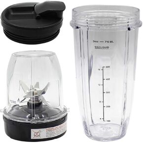 Anbige Replacement Parts 6Fins Extractor Blade and cup, Compatible with Ninja Blender Auto iQ BL450-70 BL451-70 BL454-70 BL455-70 BL482-70