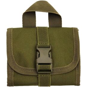 Small Rifle Ammo Bag, 14 Rounds Foldable Molle Ammo Pouch Bullet Carrier Belt Bag for Hunting Hiking Shooting