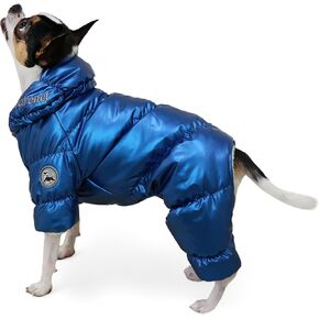 Dog Winter Jacket, Waterproof Full Body Dog Coat, Snow Jacket for Dogs, Dog Snowsuit, Winter Coat for Dogs - Perfect for Cold Weather, Ideal for Small Medium Dogs (M)