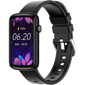 Smart Watches for Women Compatible with iPhone Android Phones, LYNN2 Women's Watch Fitness Tracker Watch with Heart Rate Monitor Pedometer Sleep Tracker Waterproof Milky White
