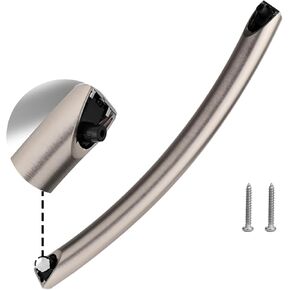 DE94-04313F Microwave Door Handle,ME16A4021AS Microwave Door Handle Fit for Samsung ME16A4021AS ME17R7011ES,Microwave Oven Door Handle Replacement with 2 Screws