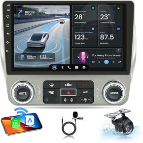 راديو السيارة لسيارة شيفروليه تشيفي كامارو 2010-2015: 2+64G Carplay Wireless Android Auto Car Stereo مع شاشة لمس 1280*800/بلوتوث/WiFi/GPS/FM/SWC/كاميرا احتياطية in Kuwait