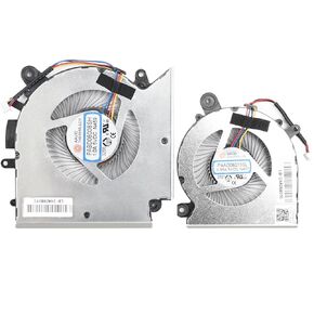 Replacement CPU + GPU Cooling Fan for MSI Katana GF76 Pulse GL76 MS-17L1 GF66 11UC Pulse GL66 11UEK MS-1581 Series PABD08008SH-N459(1.0A), PAAD06015SL-N460(0.55A), DC5V Fan