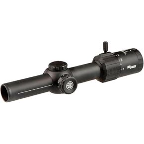SIG SAUER Tango-MSR LPVO 1-6X24 30mm Tube F2 / Second Focal Plane Riflescope with Hellfire Illuminated FL-6 Reticle - Durable Waterproof Fogproof Black Hunting Rifle Scope - Lens Covers Included