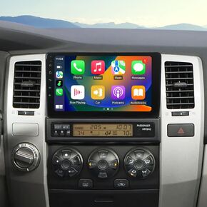 راديو السيارة لسيارة Toyota 4Runner 2003-2009 بديل الراديو مع Carplay اللاسلكي وترقية Android التلقائي 8Core 4+32G WiFi 4G GPS BT FM/AM كاميرا احتياطية (لا تدعم JBL)