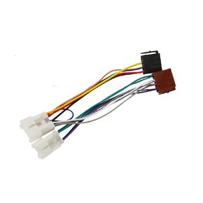 Car ISO Wiring Harness Radio Plug Connector Adapter Replacement for Subaru Outback for Toyota Tacoma Tundra, 1set fit for Non JBL Radio System
