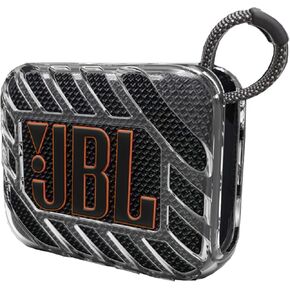 Go 4 Bluetooth Speaker Clear Case,Anti-Scratch Shockproof Portable TPU Case Compatible with JBL Go 4 Bluetooth Speaker (clear white)