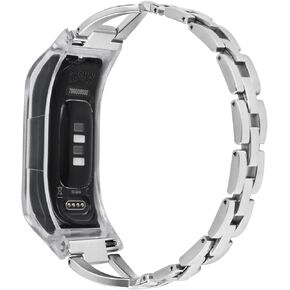 سوار مجوهرات متوافق مع أحزمة بديلة لتتبع Garmin Vivosmart 5 مع حافظة للنساء in Saudi Arabia