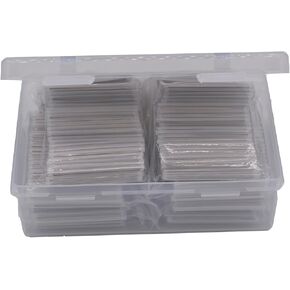 Preshrunk Fiber Optic Fusion Splice Protection Sleeve Clear 1000pcs with Box (OD2.4mm x 60mm(L))