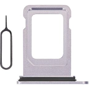 for iPhone 14 Plus Purple SIM Card Tray Adapter Part for iPhone 14 Card Holder Single SIM Version 14Plus Card Slot Replacement with SIM Ejector A2632 A2885 A2886 A2887 A2896