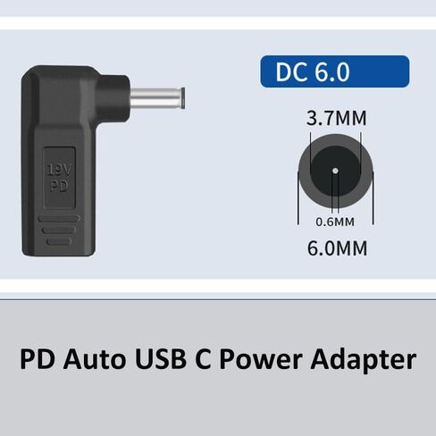 DC 3.5mmX1.35mm to USB C Adapter, 3.5 X 1.35 mm Plug Power Delivery USB C Adapter 12V Made for Security Cameras, LED Lighting, USB Lights, USB Fans, Table Lamp, Bluetooth Audio in Kuwait