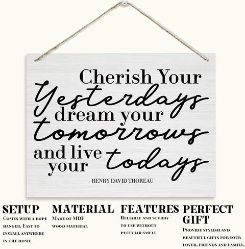 Home Decor Sign, The Days are Long but the Years Are Short Sign, Hanging Wooden Plaques Decor, Inspirational Wall Decor, Farmhouse Home Living Room Decor, Bedroom Decor, Decorative Wall Plaque in Saudi Arabia