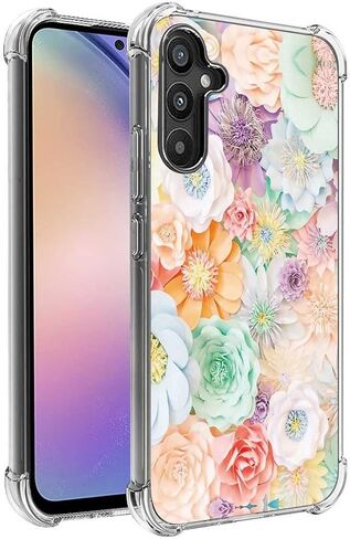 for Galaxy A54 5G Case, Slim Flexible TPU for Girls Women Airbag Bumper Shock Absorption Rubber Soft Silicone Case Cover Fit for Samsung Galaxy A54 (Dream Butterfly) in Saudi Arabia
