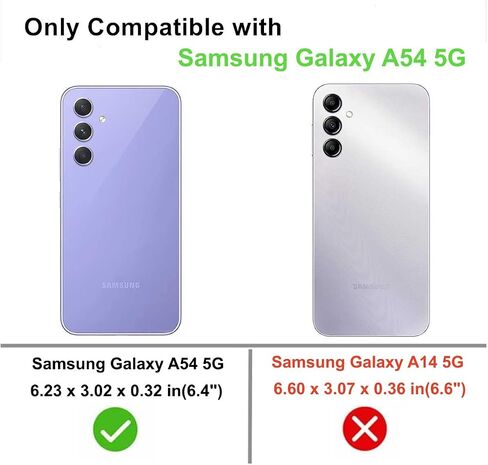 for Galaxy A54 5G Case, Slim Flexible TPU for Girls Women Airbag Bumper Shock Absorption Rubber Soft Silicone Case Cover Fit for Samsung Galaxy A54 (Dream Butterfly) in Saudi Arabia