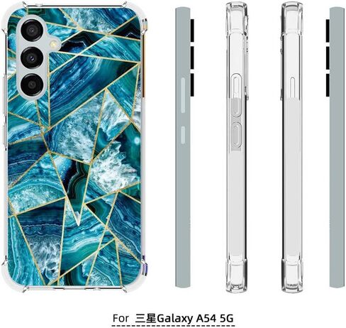 for Galaxy A54 5G Case, Slim Flexible TPU for Girls Women Airbag Bumper Shock Absorption Rubber Soft Silicone Case Cover Fit for Samsung Galaxy A54 (Dream Butterfly) in Saudi Arabia