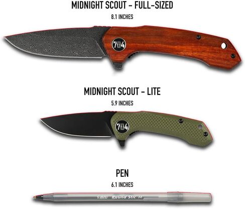 704 Gear Midnight Scout | Black G10 in Kuwait