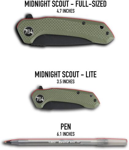 704 Gear Midnight Scout | Black G10 in Kuwait