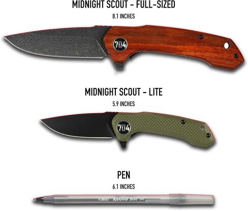 704 Gear Midnight Scout | Black G10 in Kuwait
