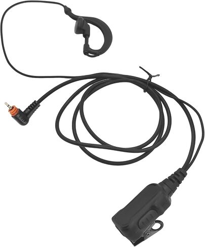 Walkie Talkie Ear Piece G Shaped Earpiece Surveillance Headset Headphone with Mic Earphone for Motorola Mototbro Radio SL7550 SL7580 SL300 SL500 SL3500E SL8550 SL8050 TLK100 in Saudi Arabia