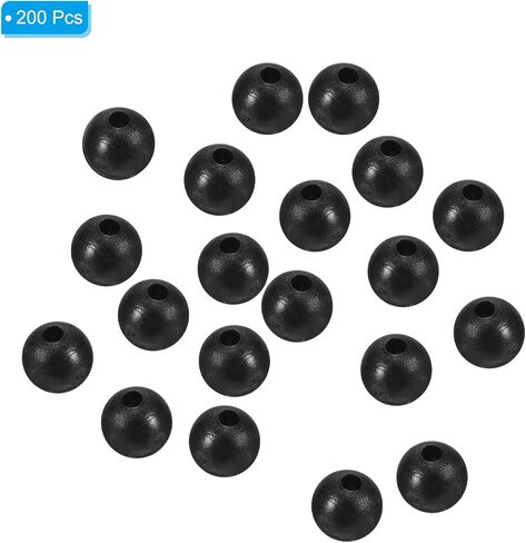 PATIKIL Fishing Beads, Soft Plastic Round Rubber Fishing Bait Eggs Rig Bead Tackle Lures Accessories with Storage Box in Saudi Arabia