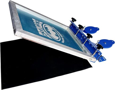 INTBUYING Desktop Screen Printing Hinge Clamp for Silk Screen Printing Machine Hobby Printer 9.8x2.4 Inches in Kuwait