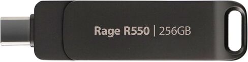محرك أقراص فلاش Patriot Rage R550 سعة 256 جيجابايت USB 3.2 Gen 1 Type-A+C - محرك الإبهام - محرك القلم - PE256GR550DSAD in Kuwait