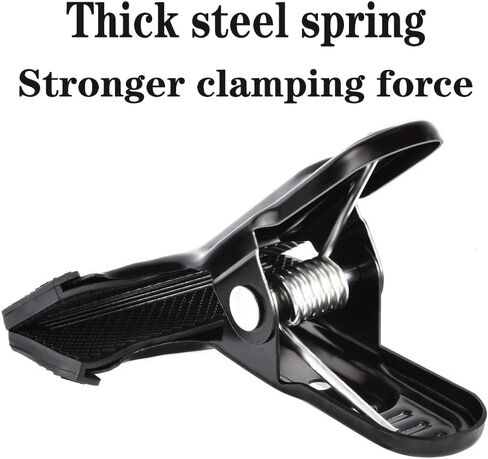 Backdrop Spring Clamps - 4 Pack of 4" Heavy Duty Clips for Photography Background Stands, Woodworking & Home Improvement Projects in Kuwait