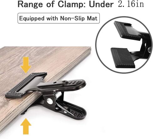 Backdrop Spring Clamps - 4 Pack of 4" Heavy Duty Clips for Photography Background Stands, Woodworking & Home Improvement Projects in Kuwait