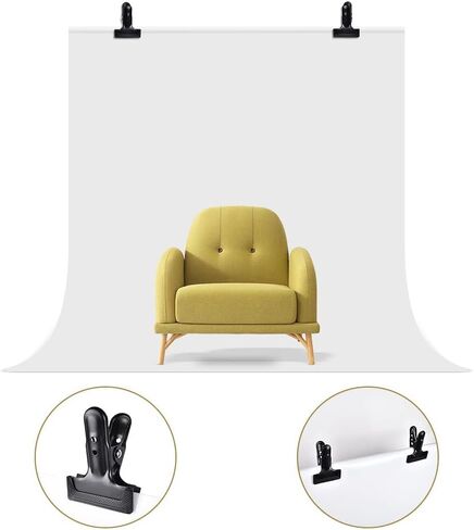 Backdrop Spring Clamps - 4 Pack of 4" Heavy Duty Clips for Photography Background Stands, Woodworking & Home Improvement Projects in Kuwait