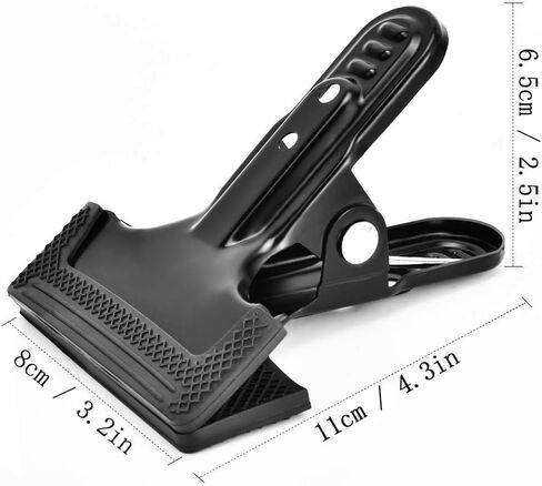 Backdrop Spring Clamps - 4 Pack of 4" Heavy Duty Clips for Photography Background Stands, Woodworking & Home Improvement Projects in Kuwait