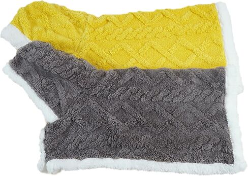Dog Cape Blanket for Small, Medium Dogs, Hood Coats for Pets, Dog Robes with Hood Grey Large in Saudi Arabia
