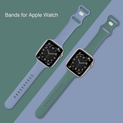 5 عبوات من الأربطة الرياضية ذات الألوان المختارة المتوافقة مع سوار ساعة Apple 38 مم 40 مم 41 مم 42 مم 44 مم 45 مم 49 مم 46 مم، حزام سيليكون مقاوم للماء متوافق مع iWatch Apple Watch Series 10 9 Ultra 8 7 6 5 4 3 2 1 SE للنساء والرجال هدايا العطلات in Saudi Arabia