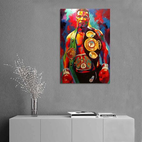 EMH Alec-Monopolys Boxing Tyson Poster Decorative Painting Canvas Wall Art Living Room Posters Bedroom Painting 12x18inch(30x45cm) in Saudi Arabia