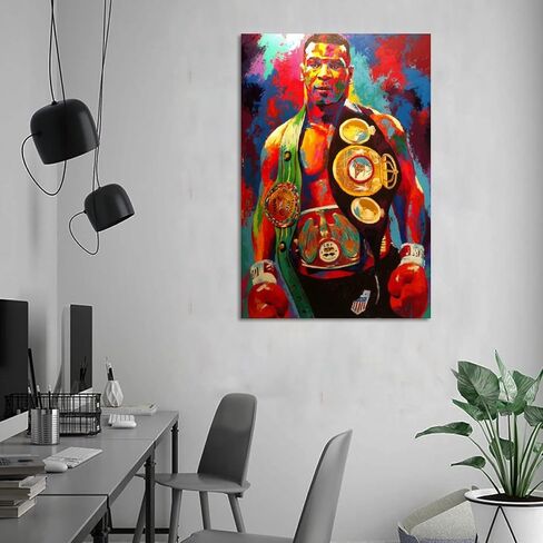 EMH Alec-Monopolys Boxing Tyson Poster Decorative Painting Canvas Wall Art Living Room Posters Bedroom Painting 12x18inch(30x45cm) in Saudi Arabia