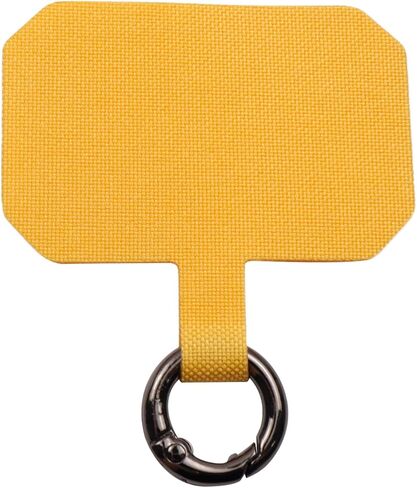 8 قطع من شريط ربط الهاتف العالمي مع حلقة معدنية متوافقة مع لوحة الهاتف المحمول - مستطيل، أسود in Kuwait