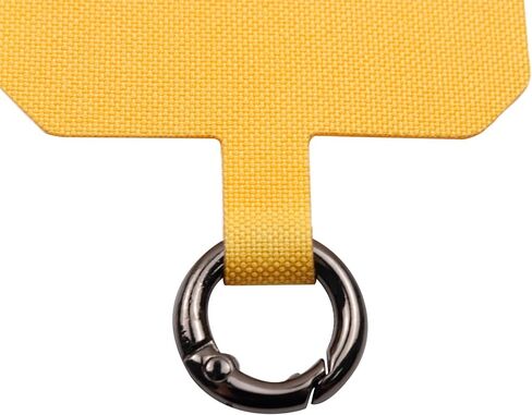 8 قطع من شريط ربط الهاتف العالمي مع حلقة معدنية متوافقة مع لوحة الهاتف المحمول - مستطيل، أسود in Kuwait