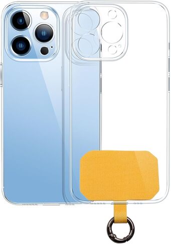 8 قطع من شريط ربط الهاتف العالمي مع حلقة معدنية متوافقة مع لوحة الهاتف المحمول - مستطيل، أسود in Kuwait