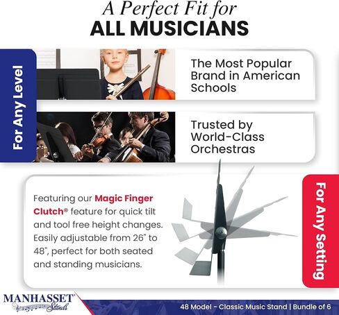 Manhasset 4801 M48 Symphony Music Stand AC48S in Saudi Arabia