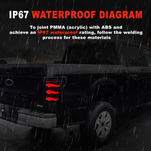 Sequential Full Led tail lights for 2015-2020 Ford F150 Starting Animated Rear Light Assembly, Dynamic Turn Signal,Brake Light,Reverse Light Smoked in Saudi Arabia
