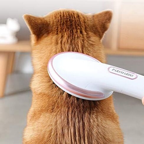 Pet Hair Dryer for Long Hair Dogs Cats，Pet Massage Blower Dryer 1000W Adjustable Temperature Settings with flexible soft bristles for Medium Large Dog with Long hair white in Saudi Arabia